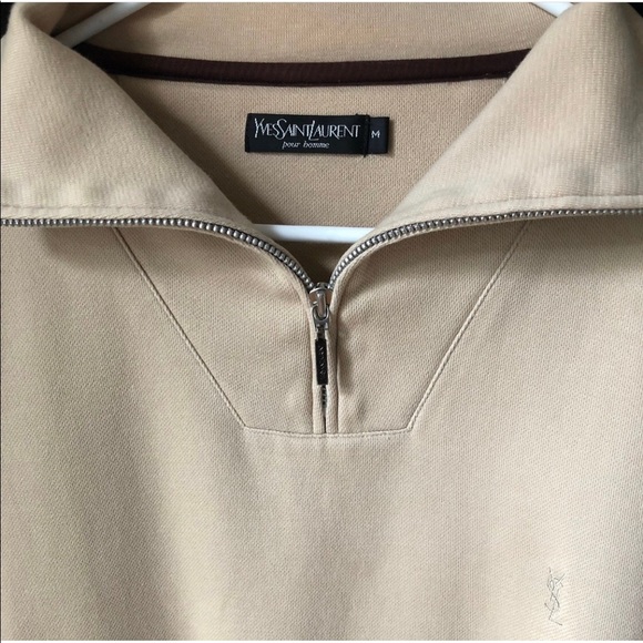 Yves Saint Laurent Half Zip Sweater 